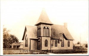 Real Photo Postcard Presbyterian Church in Havre, Montana