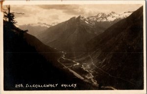 RPPC Illecillewaet Valley, Banff Canada Vintage Postcard P27