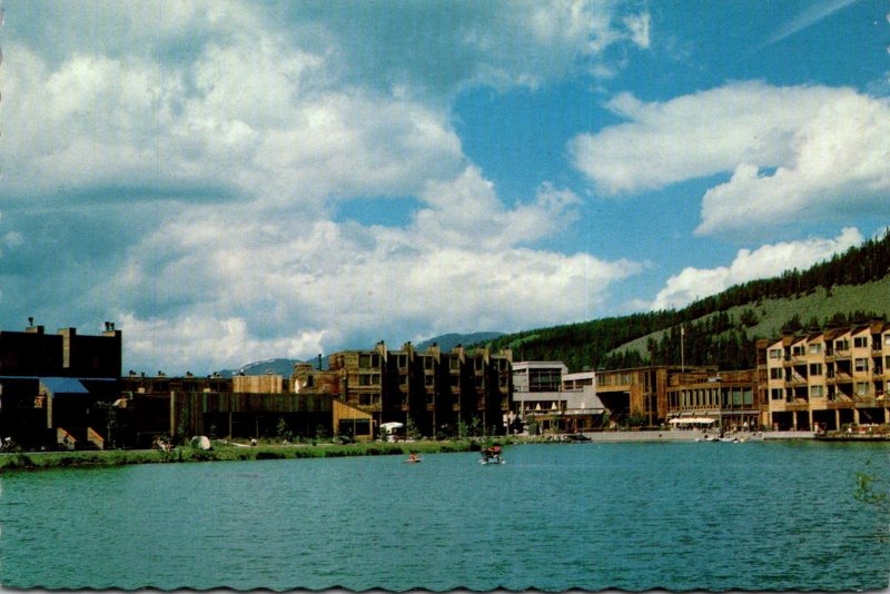 Colorado Keystone Village and Keystone Lake Looking West
