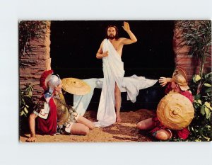 Postcard A dramatic scene from the Black Hills Passion Play USA