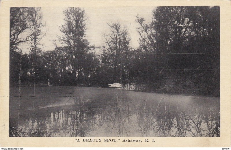 ASHAWAY, Rhode Island , 1900-10s;  A Beauty Spot