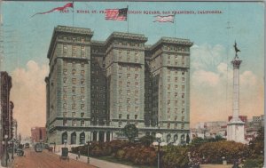 Postcard Hotel St Francis Union Square San Francisco CA 1910