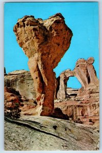 c1960 Canyonlands National Park Utah UT Postcard Molar Rock Angel Arch Formation