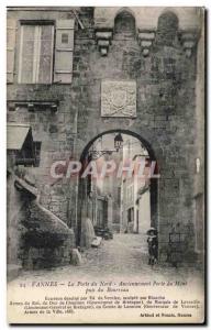 Old Postcard Vannes north gate Formerly Gate Mene then Executioner Patch Draw...