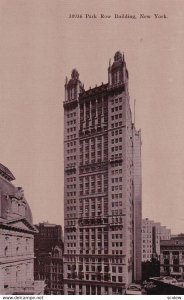 NEW YORK CITY, New York, 1930-1950s; Park Row Building