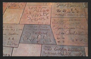 Outside Graumans Chinese Theatre Hollywood CA Unused c1950s