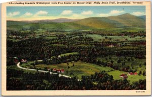 Brattleboro Vermont, Wilmington, Mount Olga, Molly Stark Trail, Vintage Postcard