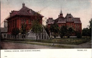 Circa 1910 Normal School and Science Building Truro Nova Scotia Vintage Postcard