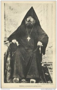 armenia, Armenian Gregorian Priest, Necklace Jewelry (1900s) Postcard