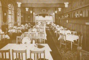 Harry Ramsden Dining Room in 1930s Yorkshire Postcard