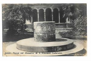 Italy Rome S Giovanni Laterano Well Cloister Vtg RPPC Ernesto Richter  Postcard