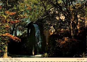 Oklahoma Bidding Springs Golda's Old Stone Mill Between Talequah and Sti...