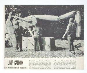 US Military Decoy Weapon Long Tom Limp Cannon Article LIFE Magazine 1950 Germany