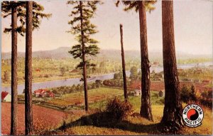 Northern Pacific Railway Productive Northwest Town Advertising Postcard E81