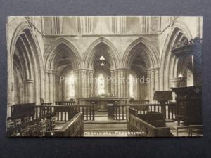 Herefordshire: Abbey Dore Presbytery Church Interior Old RP Postcard by W.A.Call