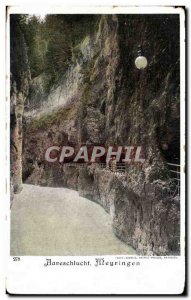 Postcard Old Aareschlucht Meyringen