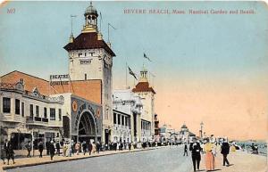 Nautical Garden and Beach Revere Beach, MA, USA Unused 