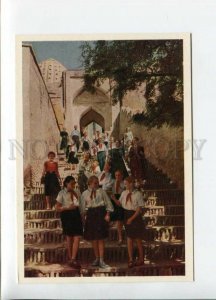 3109031 Uzbekistan SAMARKAND Shah Zindeh Stairway Pioneers OLD