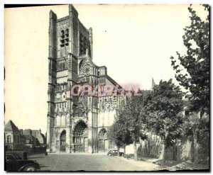 Old Postcard Auxerre La Cathedrale