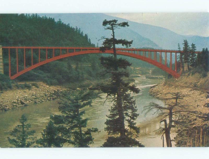 Pre-1980 BRIDGE Fraser Canyon By Hope & Chilliwack & Vancouver BC d3509