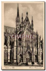 Old Postcard Koln Dom has Rh Sudportal