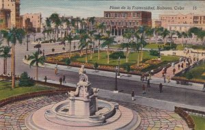 Postcard Plaza de la Fraternidad Habana Cuba