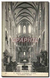 Old Postcard Bayeux Cathedral Choir