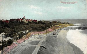 Redondo Beach Hotel & Clifton-By-The-Sea, California c1910s Vintage Postcard