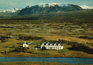 Postcard Thingvellir The Site Of The Icelandic Parliament Summer Parliament