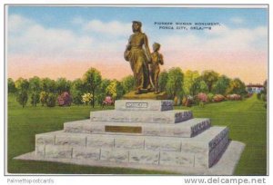 Pioneer Woman Monument, Ponca City, Oklahoma 1930-40s