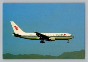 Aviation Airplane Postcard Air China Airlines Boeing 767-200 AY16