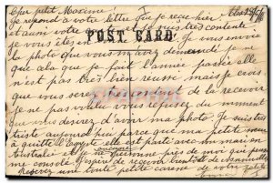 Old Postcard Drawing has the hand Flag