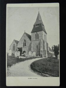 Sussex KEYMER St Cosmas and St Damian Church c1906 Postcard