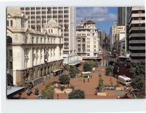 Postcard Queen Elizabeth Square Downtown Auckland New Zealand