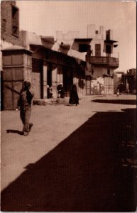 Egypt Street Scene Vintage RPPC 09.95