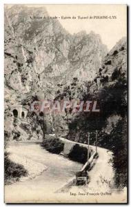 Quillan - Entree du Tunnel Pierre Lys - Old Postcard