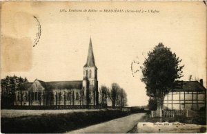 CPA Env. de BOLBEC - Bernieres - L'Église (105339)