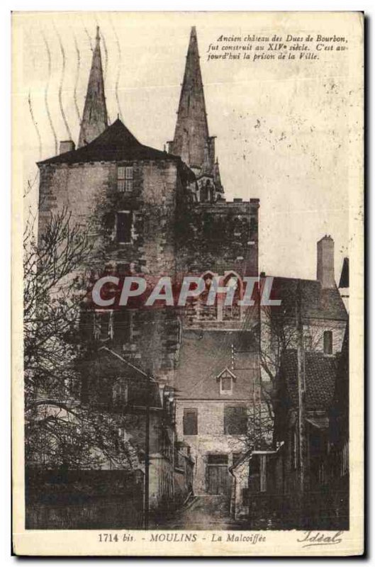Old Postcard Moulins Cathedral