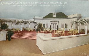 Postcard Clicquot Club Ginger Ale Exhibit PPIE San Francisco 1915 Panama Pacific