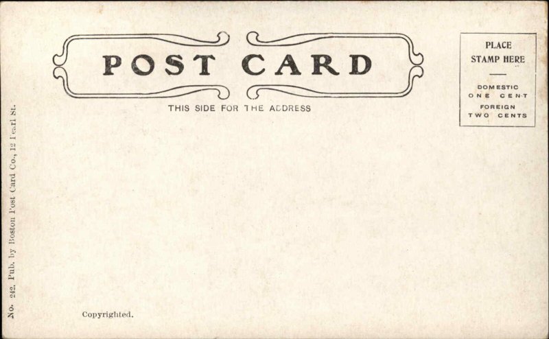 USS Rhode Island US Navy Battleship c1910 Postcard