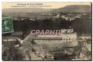 Toul Old Postcard General view and Cote Barine tray & # 39Ecrouves