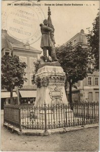 CPA Montbeliard Statue Colonel Denfert FRANCE (1099284)