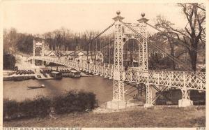 BR94022 chester queen s park suspension bridge   uk