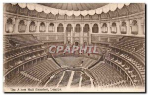 Great Britain Great Britain Postcard Old London The Albert Hall (interior)