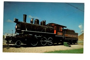 Railway Train Locomotive, Goulet Esso, Restaurant, Smooth Rock Falls, Ontario