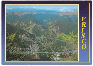 US Colorado.  Aerial view of Frisco. Mint card. Beautiful Colorado. 1991