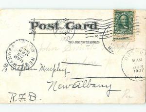 Pre-Linen black americana postcard HL6814