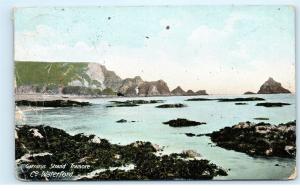 *1910 Garrarus Strand Tramore Waterford Ireland Antique Vintage Postcard A18