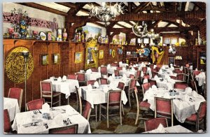 Vtg Milwaukee Wisconsin WI Karl Ratzsch's Restaurant 1950s Old Chrome Postcard