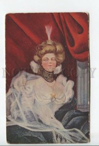 462066 Philip BOILEAU Belle Lady THEATRE opera box Vintage postcard